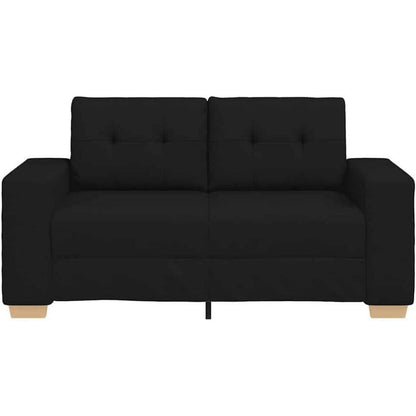 Modernes Sofa Schwarz 120cm – Stoff Sessel Wohnzimmer