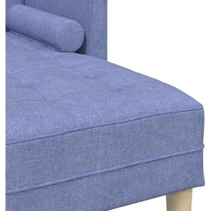 L-förmiges Ecksofa Jeansblau – Modernes Sofa Set 173x131x67cm