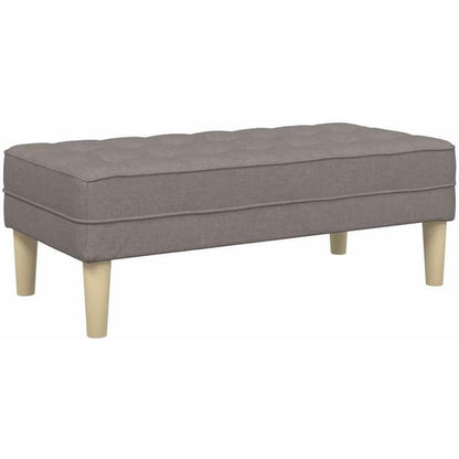 L-förmiges Ecksofa Taupe – Stoffsofa 173x131x67cm