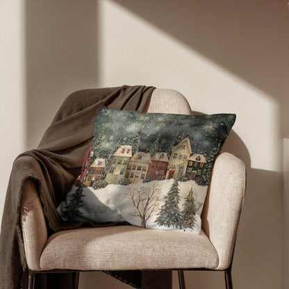 Weihnachtlicher Kissenbezug 45x45 cm - Frohe Weihnachten Deko