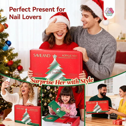 Acryl Nagelset Weihnachten – 24 Tage Maniküre Geschenkset