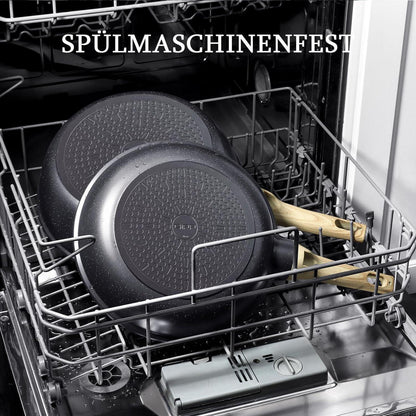 Granit Antihaft Bratpfanne Set 24/26/28cm Induktion