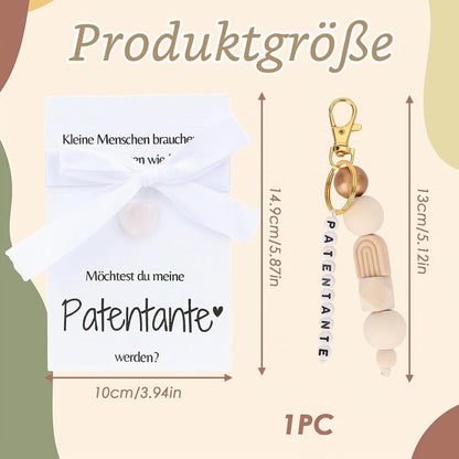Patentante Geschenkset: "Willst du meine Patentante sein?"
