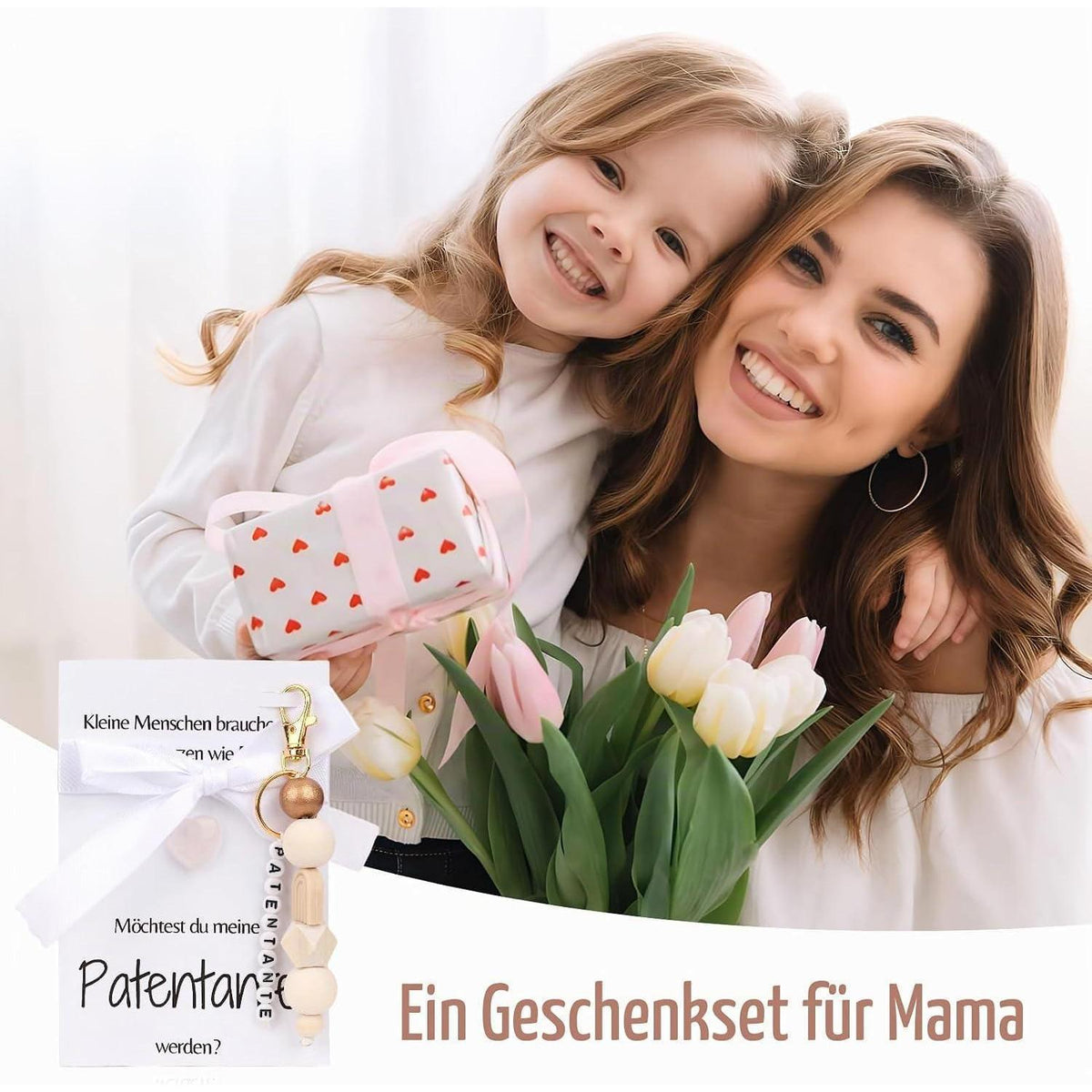 Patentante Geschenkset: "Willst du meine Patentante sein?"