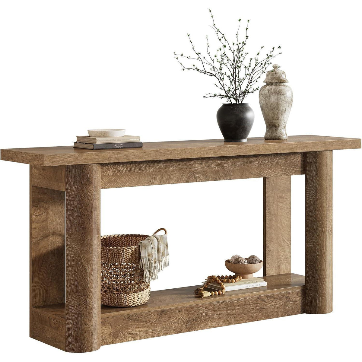 Konsolentisch 160 cm | Flurtisch & Beistelltisch Braun