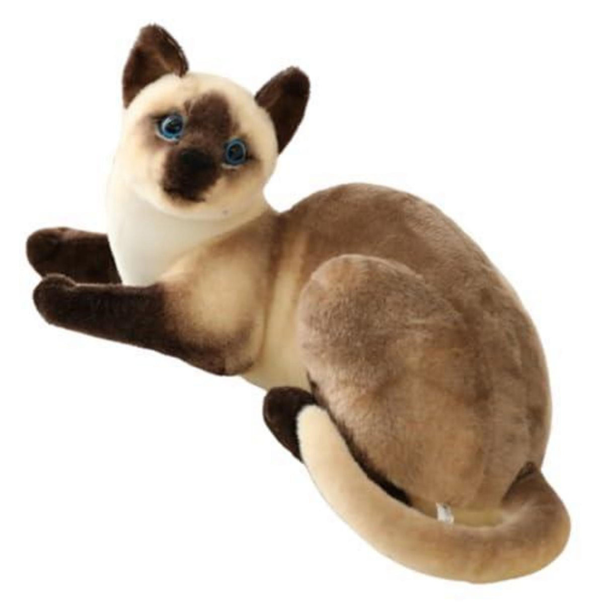 Flauschiges Kuscheltier Katze Siam (40cm)