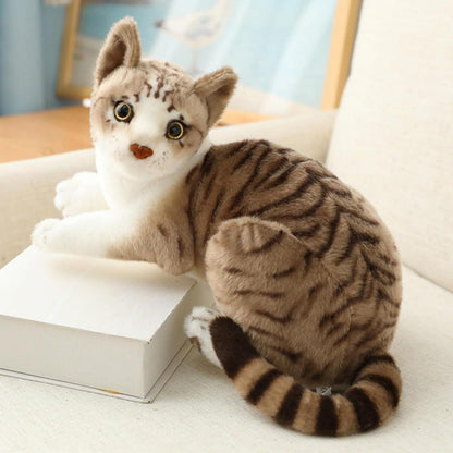 Flauschiges Kuscheltier Katze Siam (40cm)