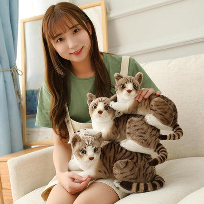 Flauschiges Kuscheltier Katze Siam (20cm)