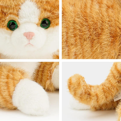 Kuscheltier Katze 30 cm Orange – Flauschig & Niedlich