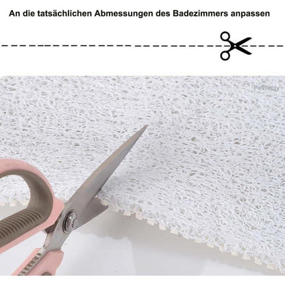 Rutschfeste Duschmatte 150x160 cm mit Ablaufloch