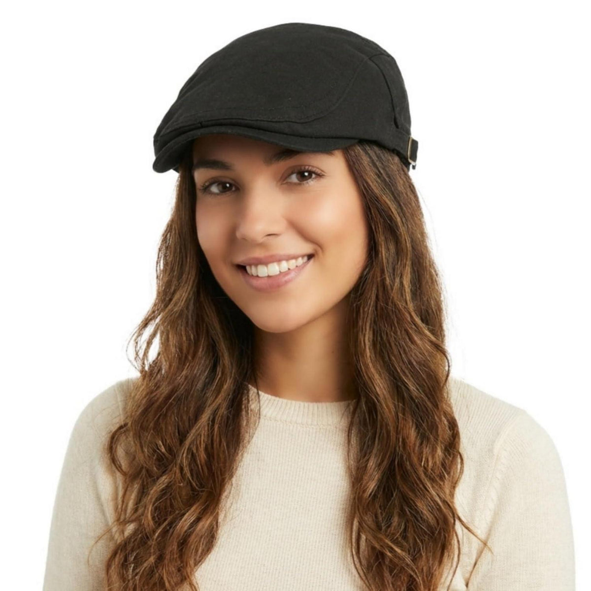 Schiebermütze Herren Damen – Verstellbare Flatcap im Retro-Stil