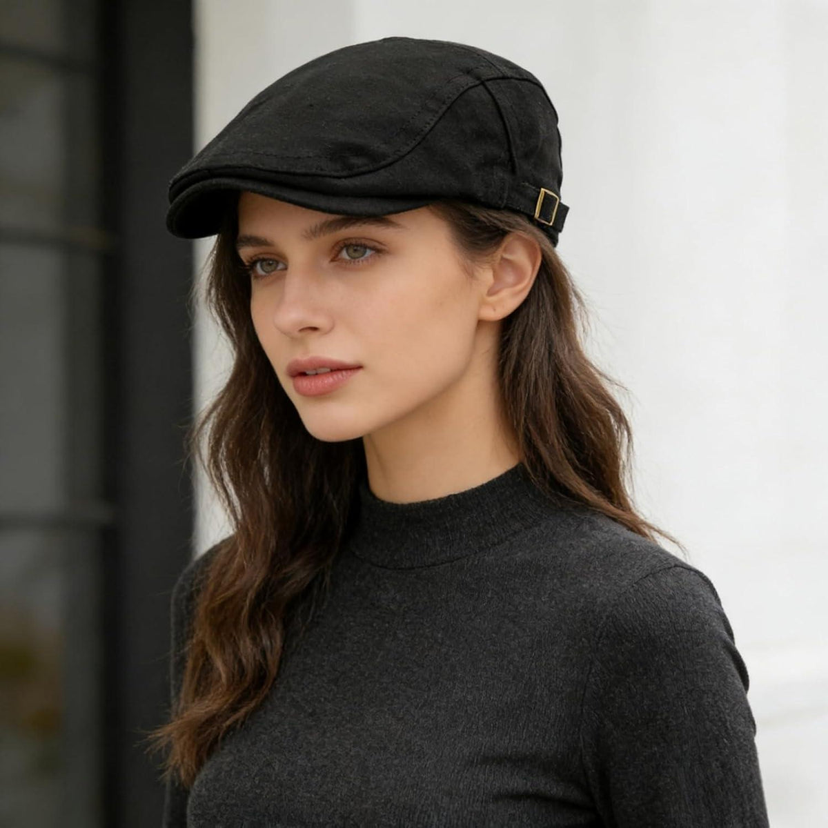 Schiebermütze Herren Damen – Verstellbare Flatcap im Retro-Stil