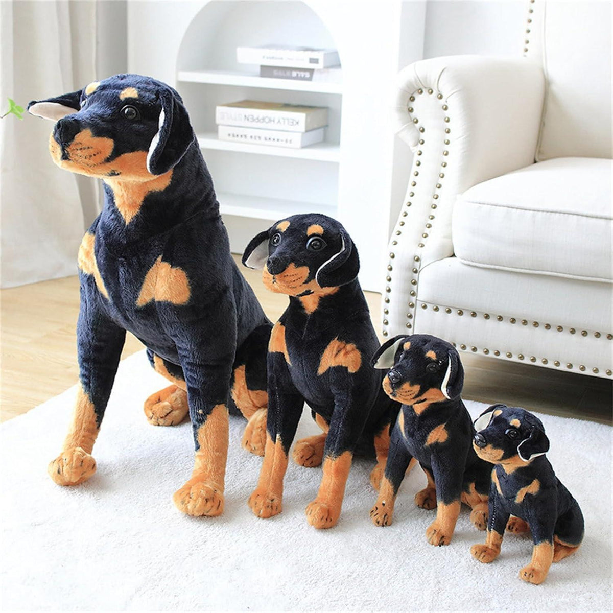 Lebensechter Plüschhund Deutsche Schäferhunde 75cm