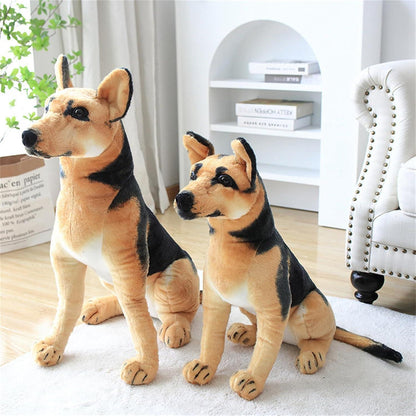 Lebensechter Plüschhund Deutsche Schäferhunde 40cm