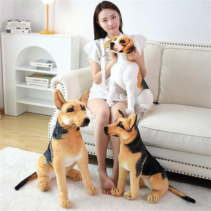 Lebensechter Plüschhund Deutsche Schäferhunde 40cm