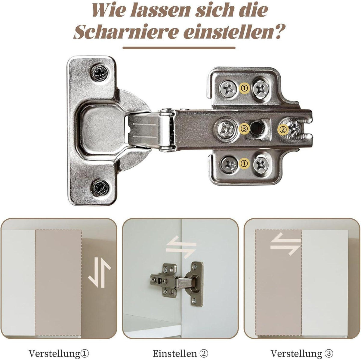 Beweglicher Küchenwagen mit Klappplatte & Stauraum