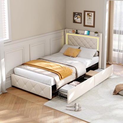Ausziehbares Schlafsofa 90/180x200cm mit Schublade