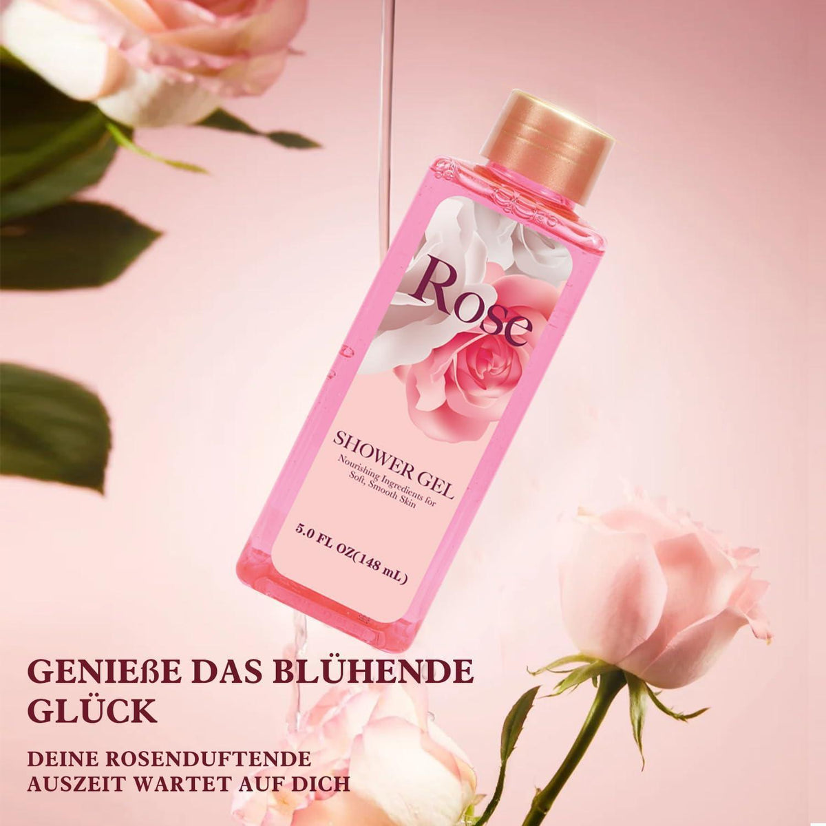 Rosen Duft Wellness Geschenkset 6tlg. für Frauen