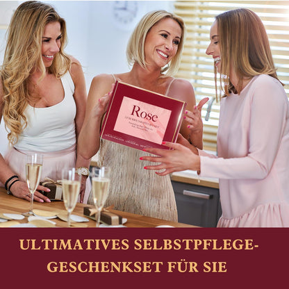 Rosen Duft Wellness Geschenkset 6tlg. für Frauen