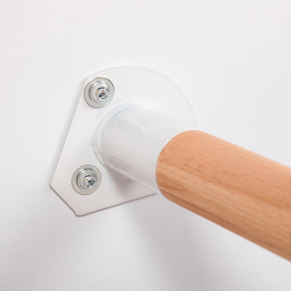 Esstisch Set 100cm Holz & Weiß mit 2 skandinavischen Stühlen