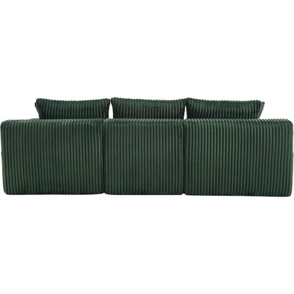 Cordo Ecksofa L-Form Smaragdgrün – Komfortabel & Vielseitig