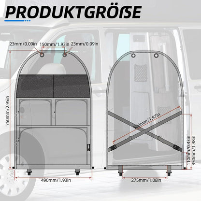 Organizer Tasche für VW T5/T6/T6.1 – Autositz Organizer für Camping