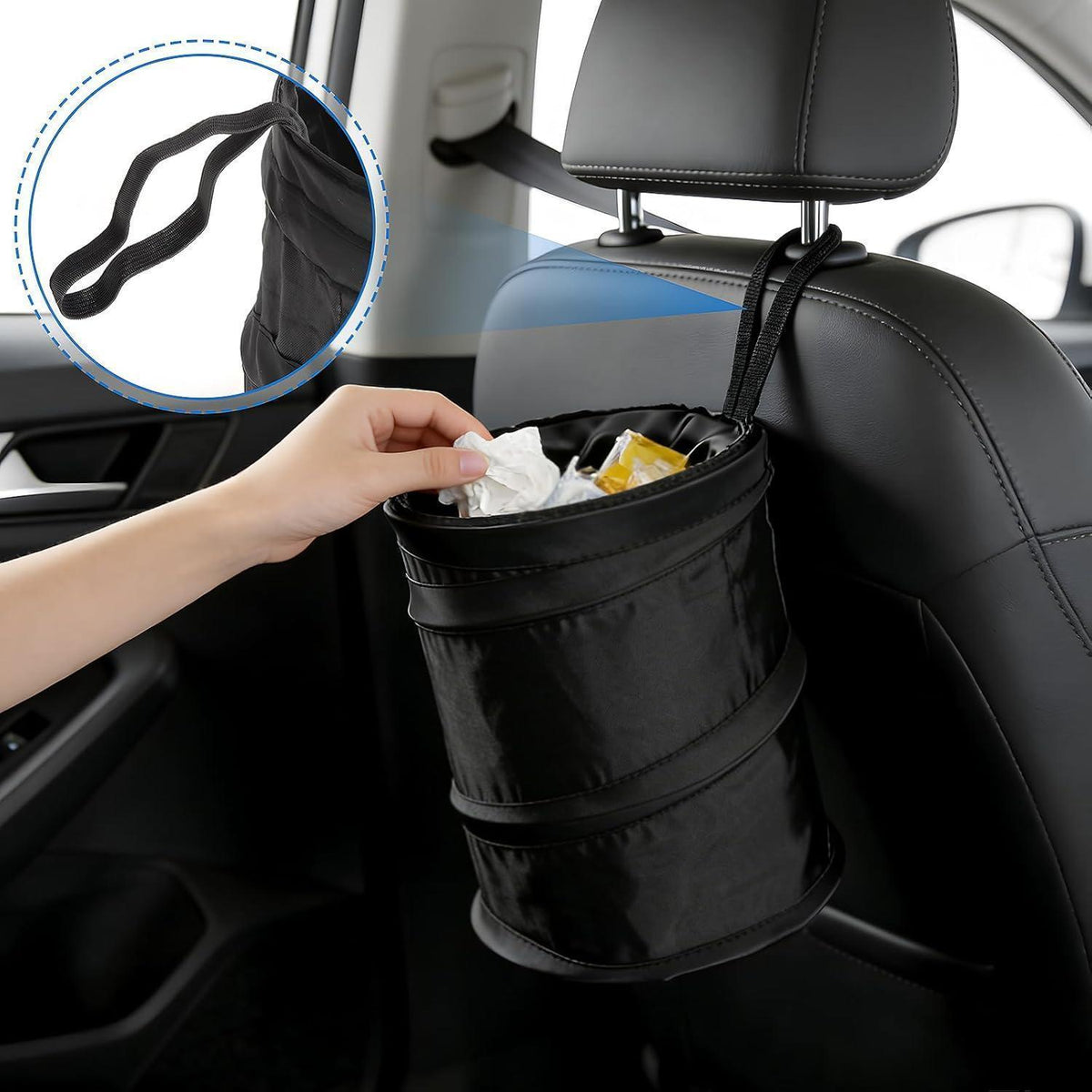 2x Faltbarer Auto Mülleimer – Wasserdicht & Praktisch