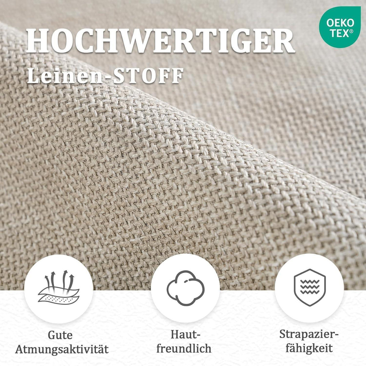 Drehbarer Esszimmerstuhl Beige 2er Set mit Armlehnen