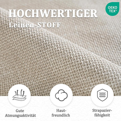 Drehbarer Esszimmerstuhl Beige 2er Set mit Armlehnen