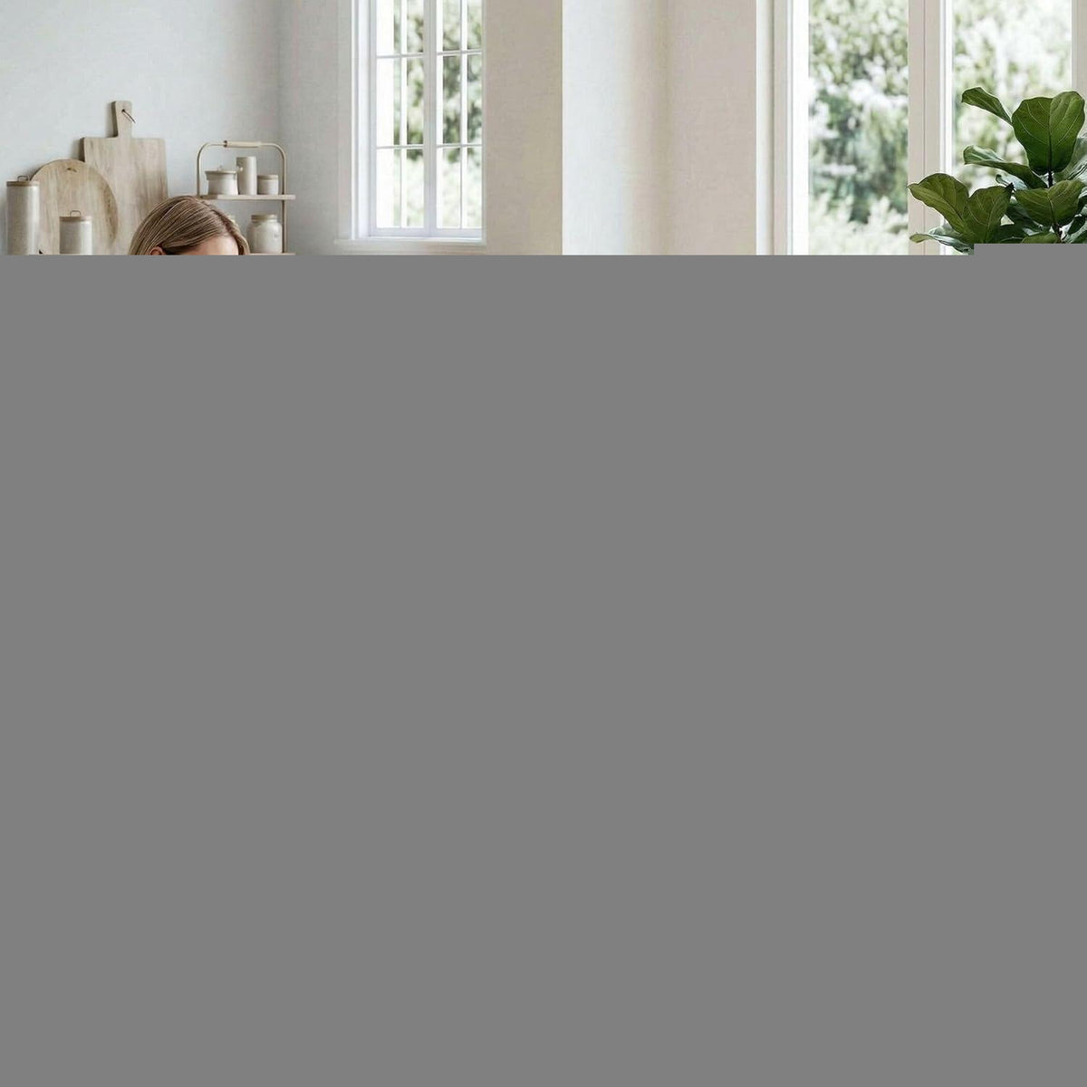 Esszimmerstühle 6er Set Bouclé Beige – Gepolsterte Küchenstühle