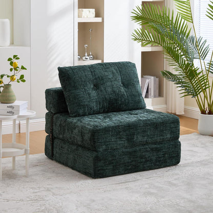 Klappbares Schlafsofa Smaragd – Komfortables Boneless Sofa ohne Montage