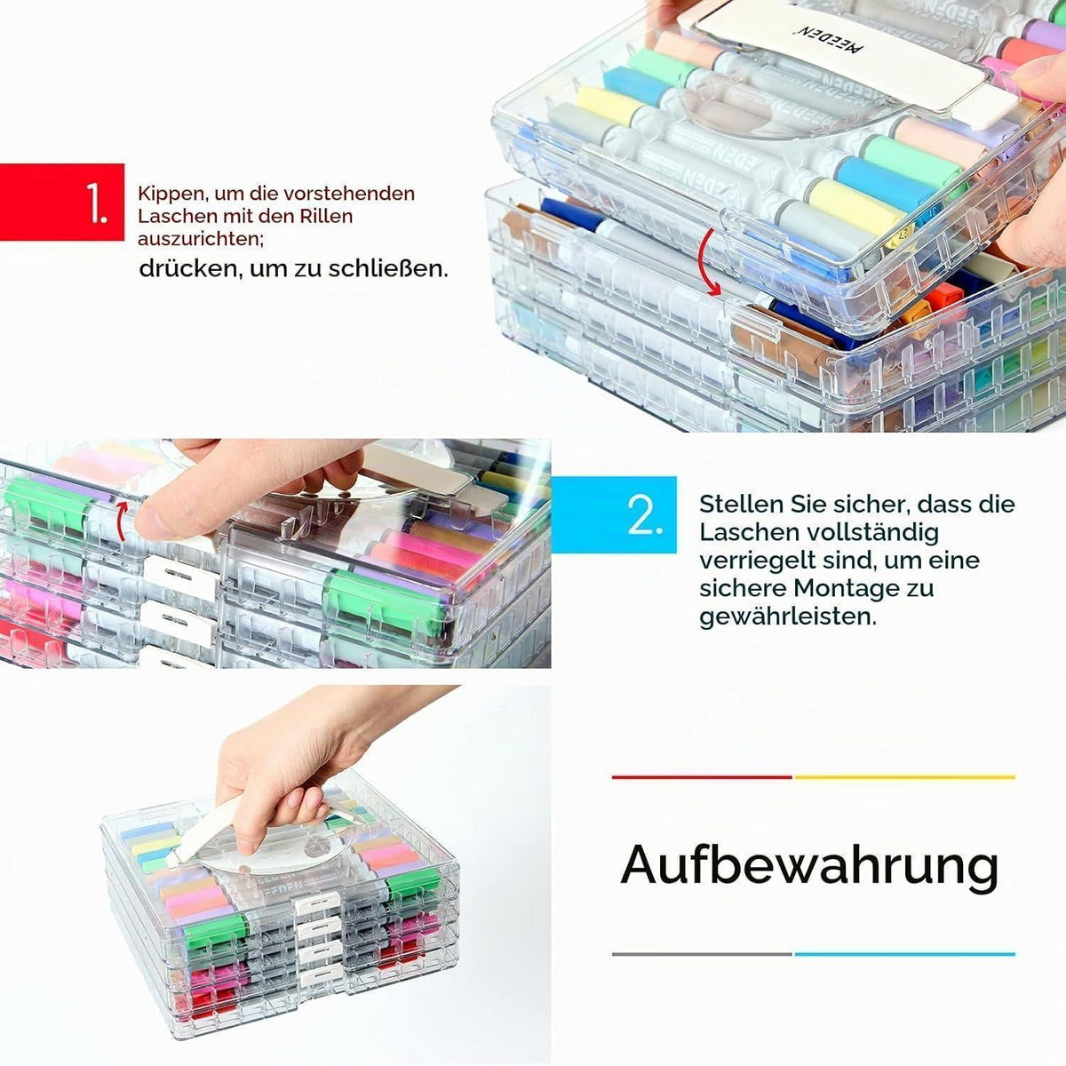 Acrylstifte Set 96 Farben – Doppelspitze für Kunst & Basteln