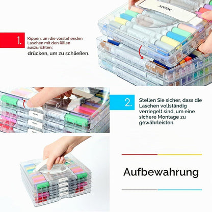 Acrylmarker 120 Farben – Doppelspitze für Kunst & Basteln