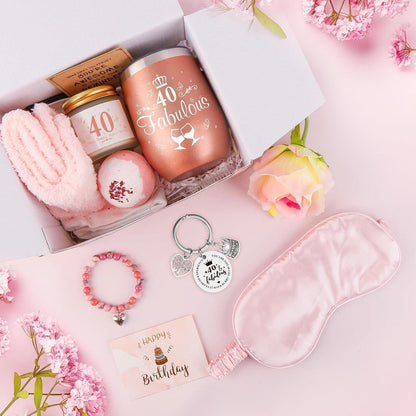 Geschenkset 40. Geburtstag für Frauen – Wellness & Überraschung