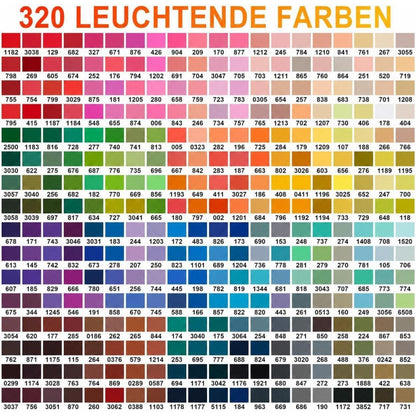 Acrylstifte Set 320 Farben – Deckend & Wasserlöslich