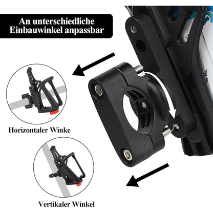 Verstellbarer Fahrradflaschenhalter für Rennrad & Mountainbike