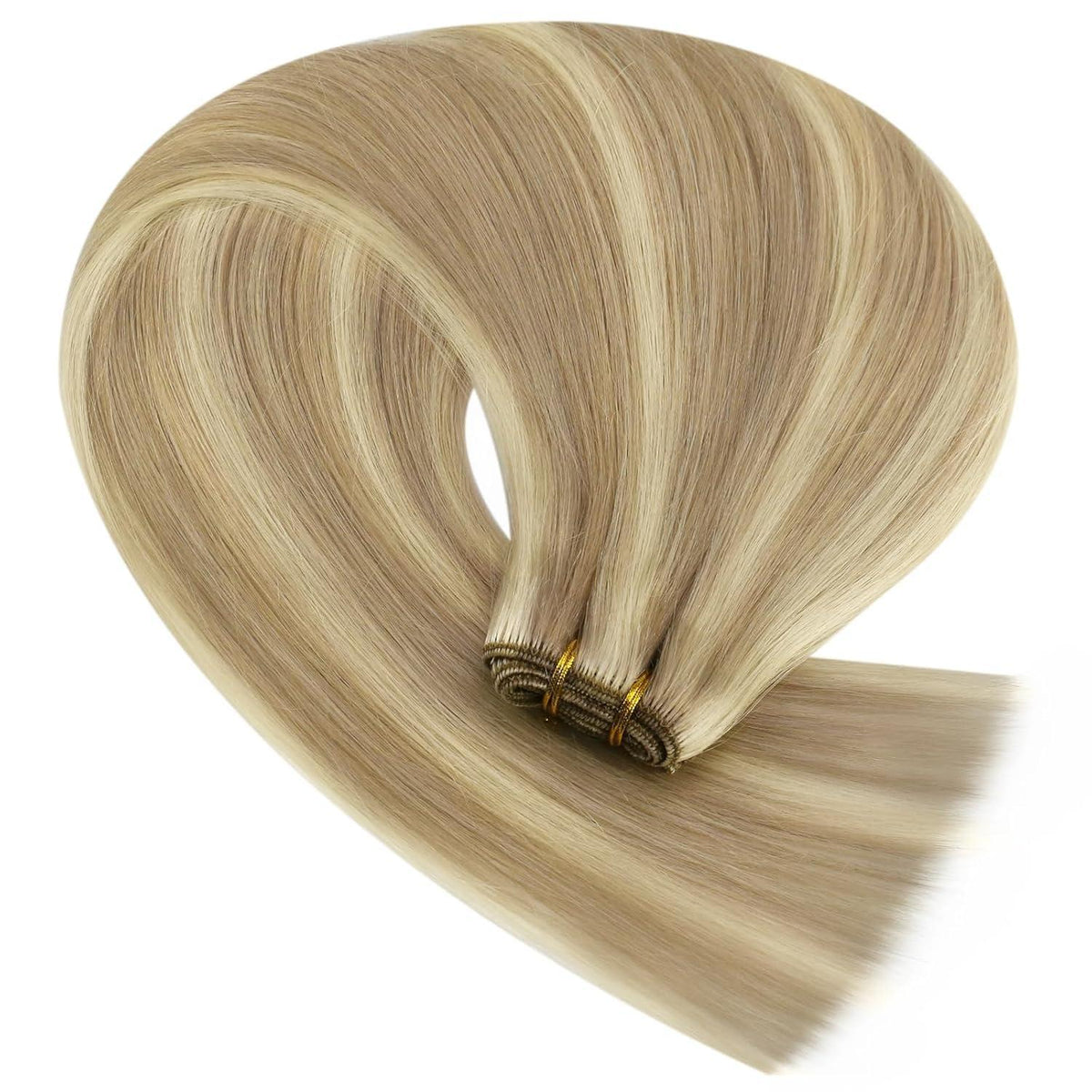 Blond Echthaar Tressen 35cm – Volumenspendend & Langanhaltend