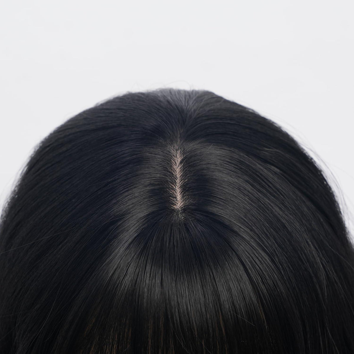 Schwarze Wellenperücke 40cm – Natürlicher Look & Hitzebeständig