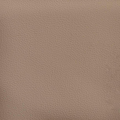 Chesterfield Sessel Kunstleder Cappuccino | 1-Sitzer Polstersofa