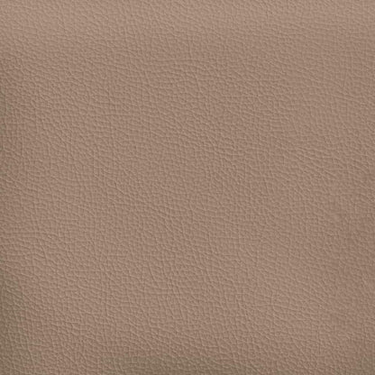 Chesterfield 2-Sitzer Sofa Kunstleder Cappuccino