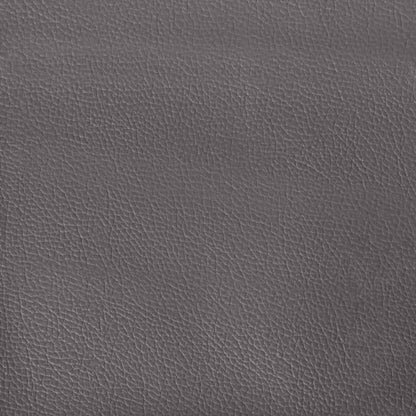 Chesterfield Sofa 3-Sitzer Grau Kunstleder Polstersofa