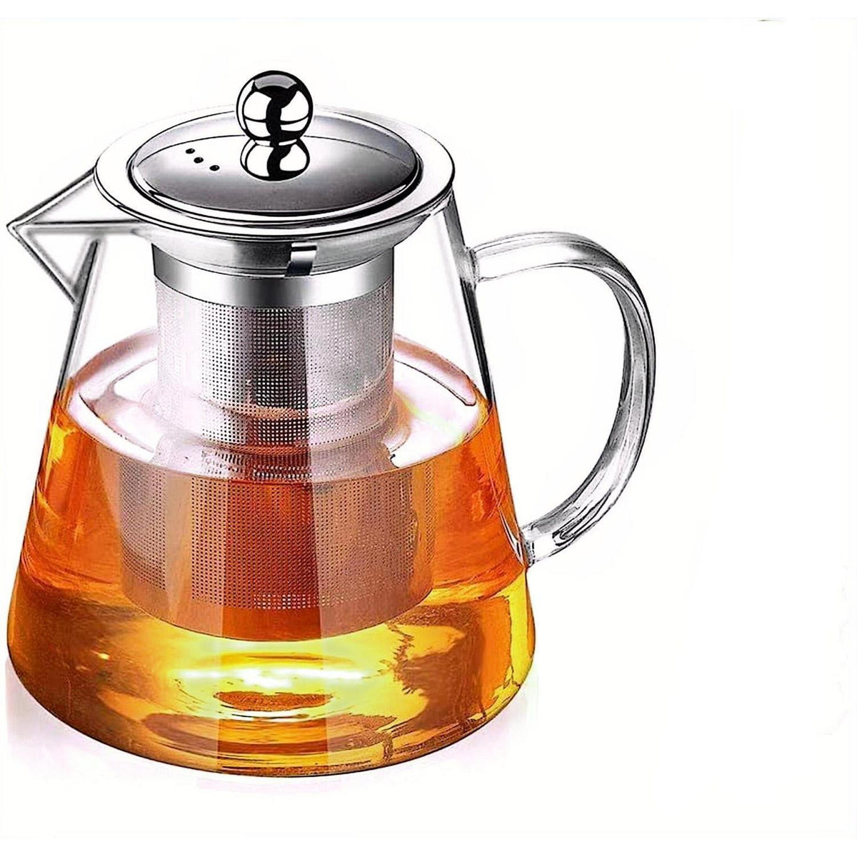 Glas-Teekanne mit Edelstahlfilter – 750ml