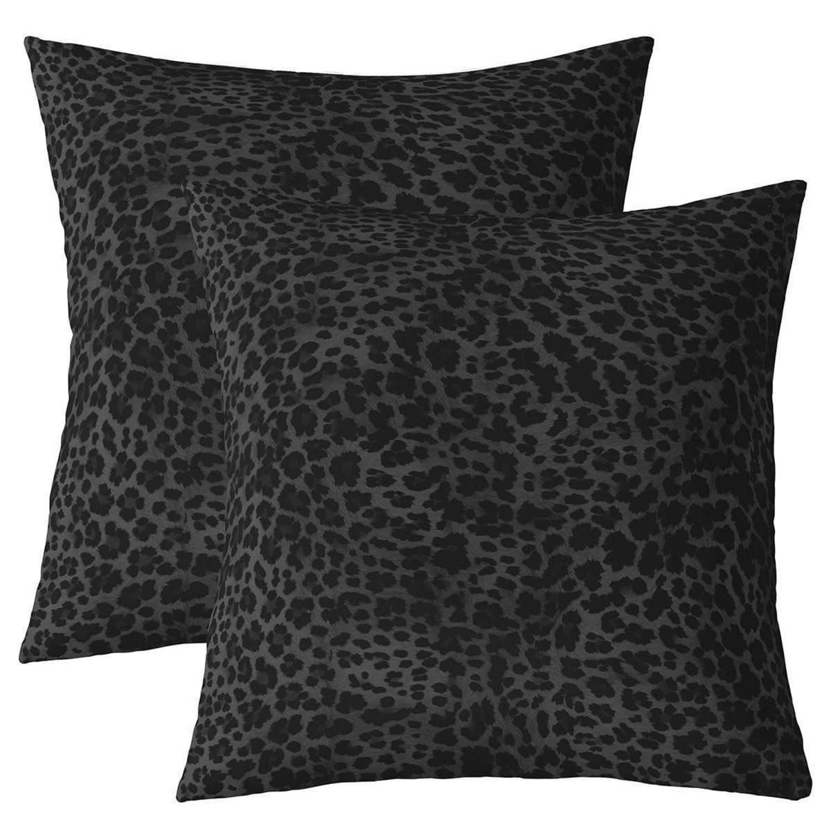 Gepard Kissenbezüge 45x45cm - 2er Set Tierprint Sofakissen