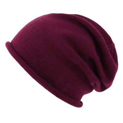 Strickmütze Unisex Rot Polyester