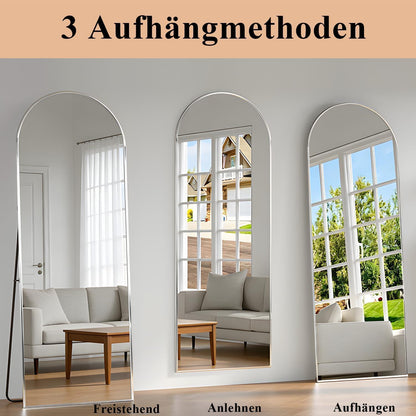 Freistehender Ganzkörperspiegel 162x53cm – Modern & Arch Design