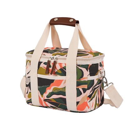 Isolierte Kühltasche 9L C-Grüne Blätter – Lunchtasche für Picknick & Büro