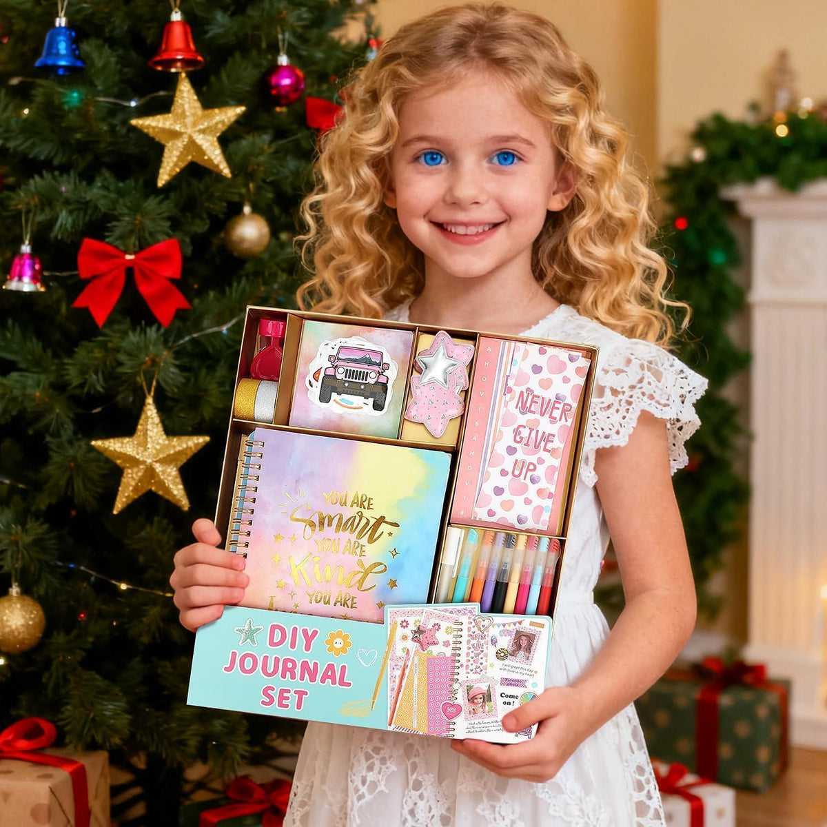 Tagebuch Set für Mädchen – Kreatives DIY Journal & Scrapbook