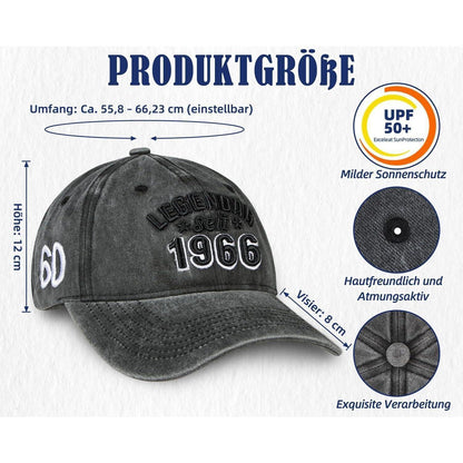 Geschenkset 60. Geburtstag Männer: Alter Sack mit Cap & Socken