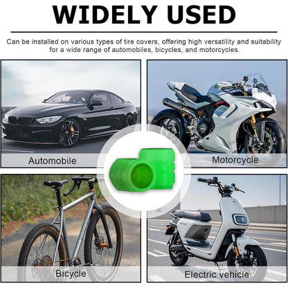 Leuchtende Ventilkappen 4er-Set – Auto, Motorrad, Fahrrad