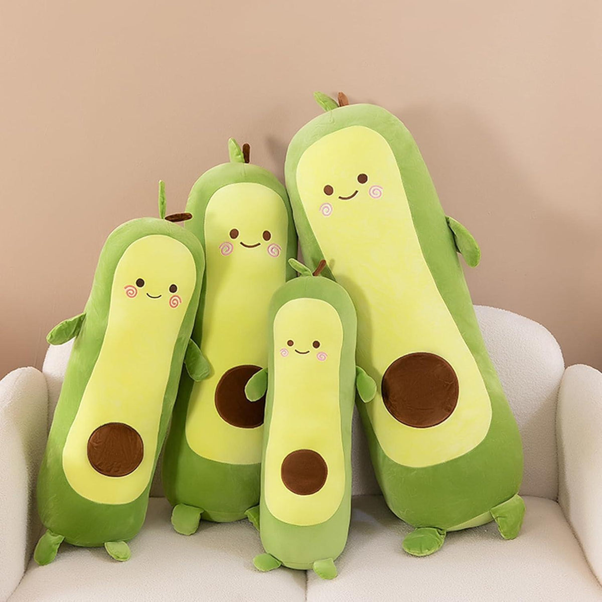 Avocado Kuscheltier 50cm - Weiches Plüschkissen für Kinder